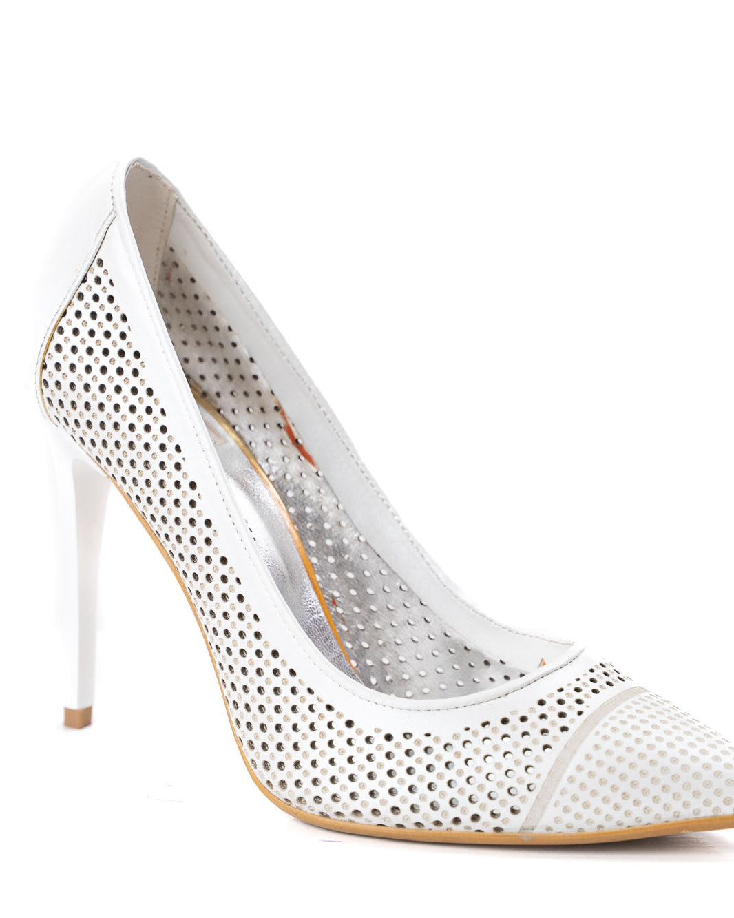 women pearl white leather pumps stiletto heel elegant shoes