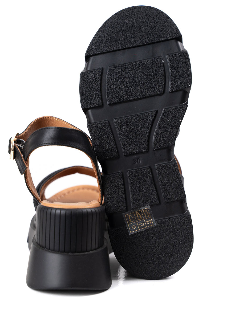 women luxury black sandals crystal details platform