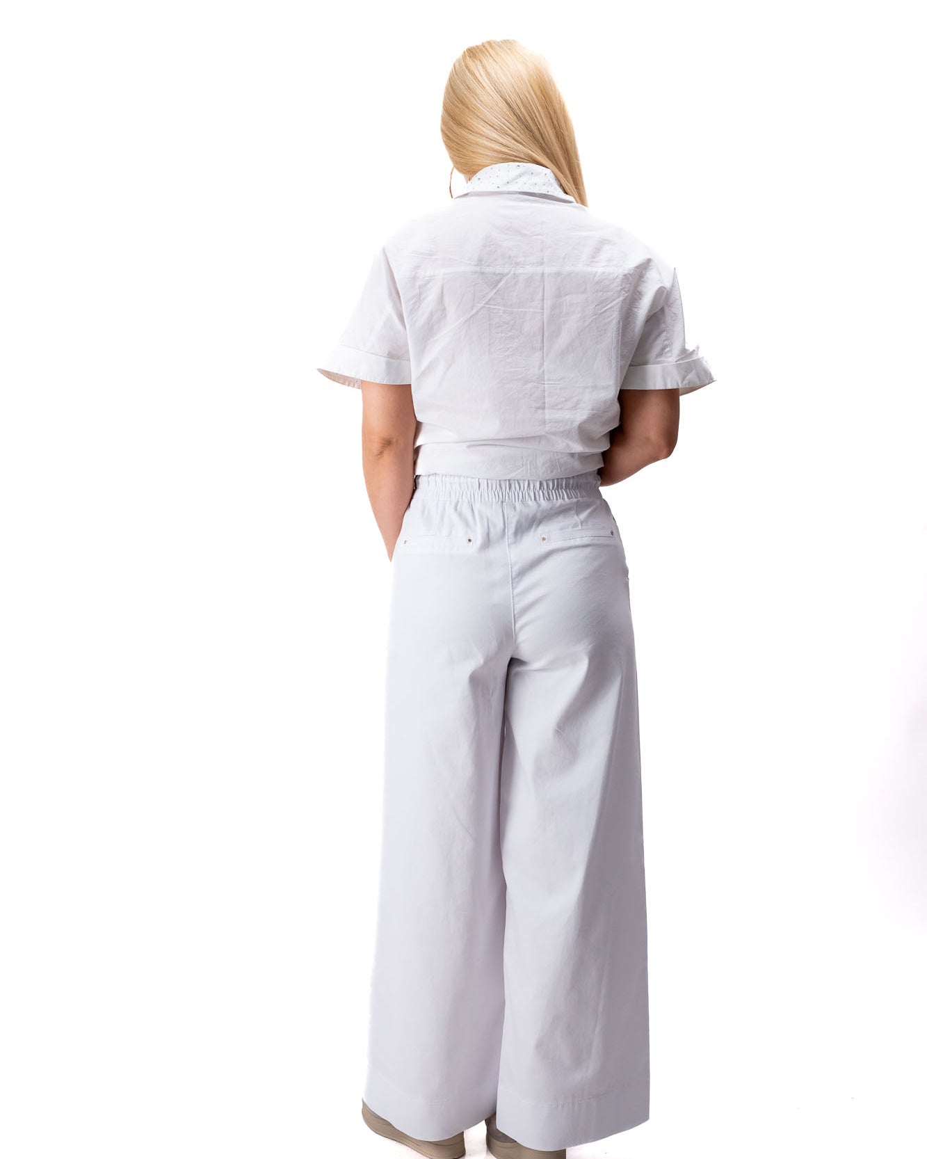 white women casual pants cotton elastane comfortable fit