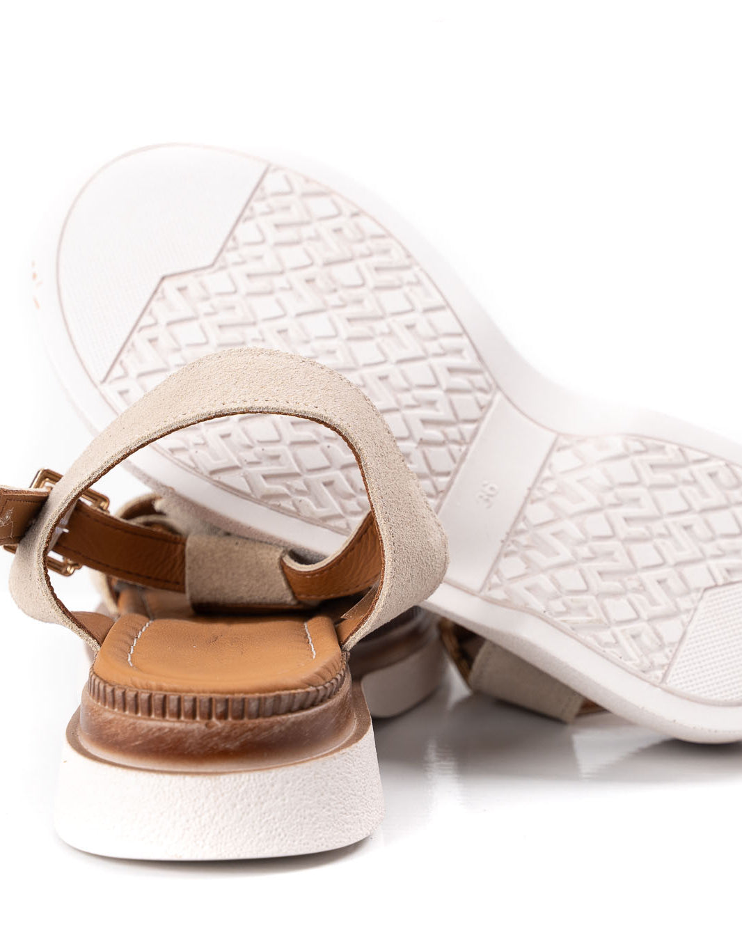 comfortable women suede sandals beige casual footwear
