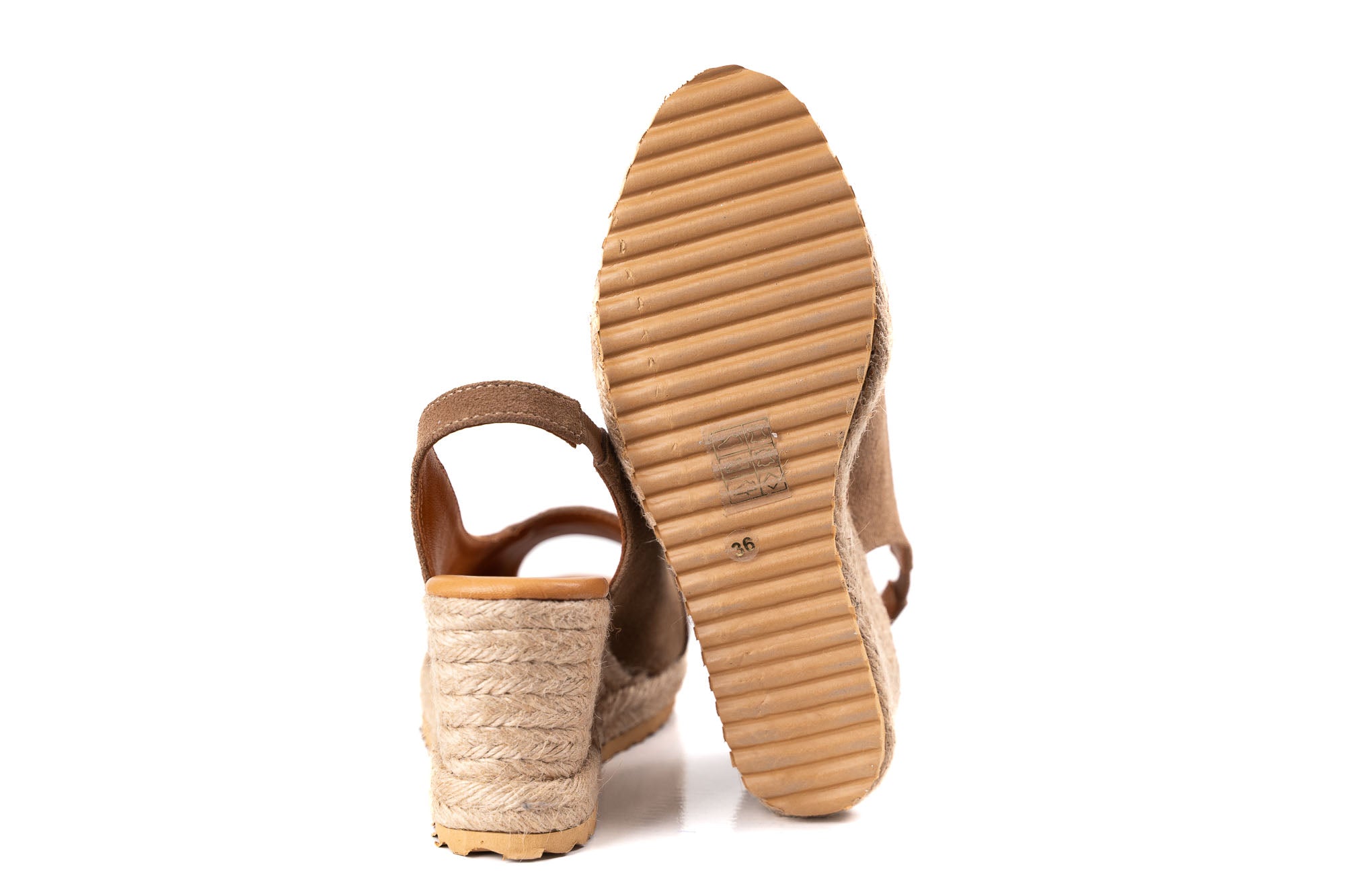 comfortable women suede sandals high platform beige