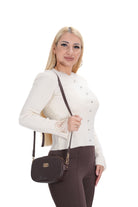 елегантна дамска блуза с дантела в бежово кремаво