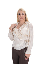 Риза GC 1433 – детайл на страничното връзване и материята