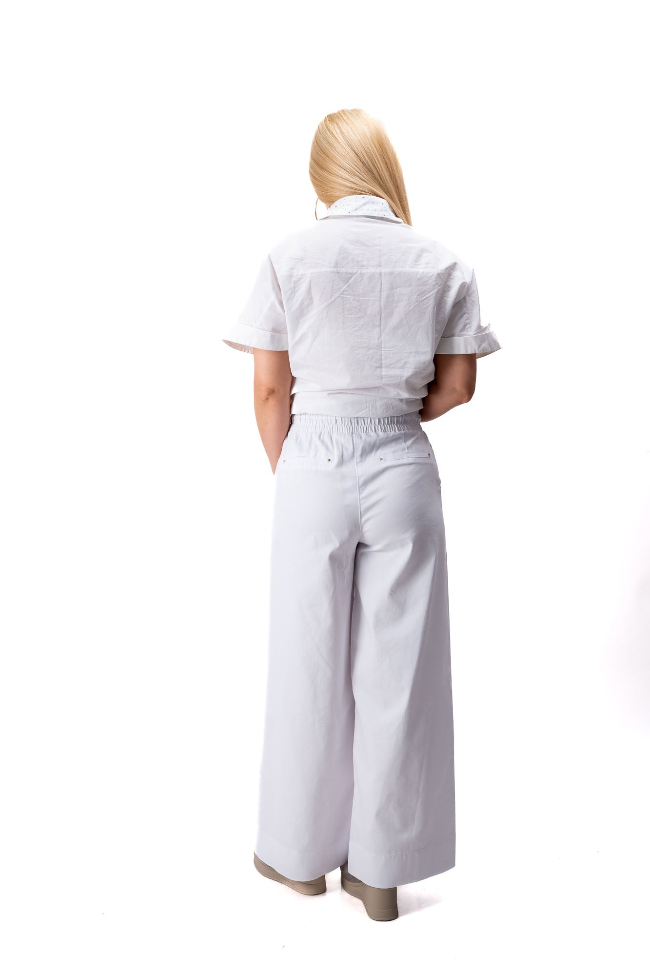 white women casual pants cotton elastane comfortable fit
