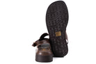 brown leather platform sandals women summer shoes