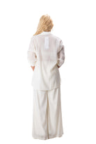 модерен дамски комплект 2 части екрю LUXU